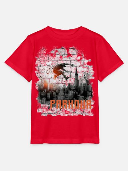 Parkour - Stanley/Stella Kinder T-Shirt MINI CREATOR - Rot