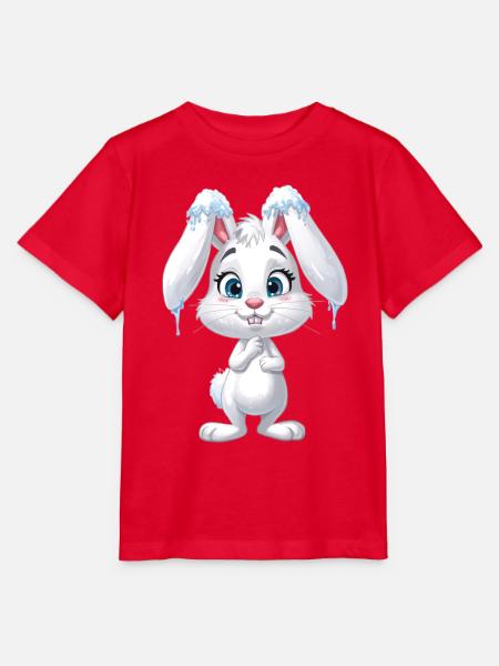 Eisbunny Kuschelcharme - Stanley/Stella Kinder T-Shirt MINI CREATOR - Rot