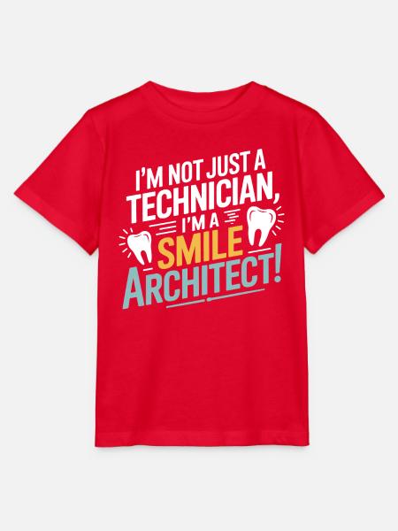 Zahntechniker Einzelkrone - Stanley/Stella Kinder T-Shirt MINI CREATOR - Rot