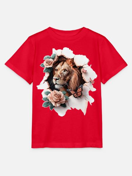 Löwe Vintage - Stanley/Stella Kinder T-Shirt MINI CREATOR  - Rot