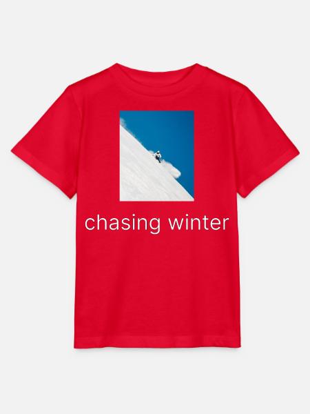 chasing winter - Stanley/Stella Kinder T-Shirt MINI CREATOR  - Rot