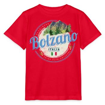 Bozen Trentino Südtirol Italien Vintage Souvenir - Stanley/Stella Kinder T-Shirt MINI CREATOR  - Rot - Vorne - Jaiden (125cm)