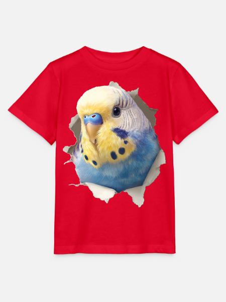 Wellensittich - Stanley/Stella Kinder T-Shirt MINI CREATOR - Rot