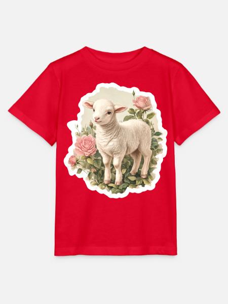 Lamm - Stanley/Stella Kinder T-Shirt MINI CREATOR  - Rot