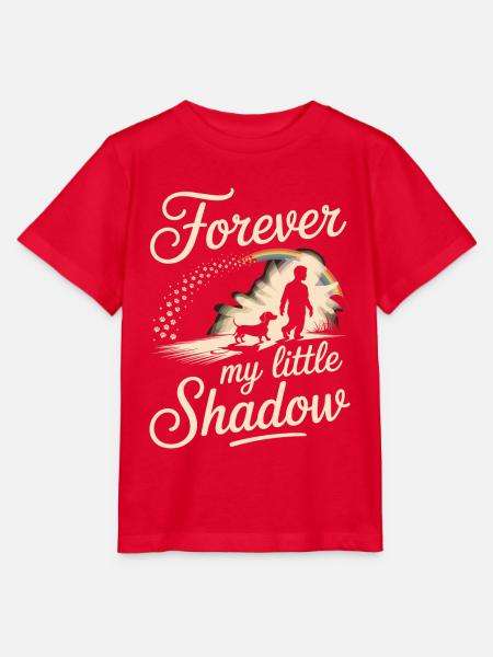 Dackel Schatten - Stanley/Stella Kinder T-Shirt MINI CREATOR  - Rot