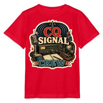 CQ SIGNAL CREW - Stanley/Stella Kinder T-Shirt MINI CREATOR  - Rot - Vorne - Jaiden (125cm)