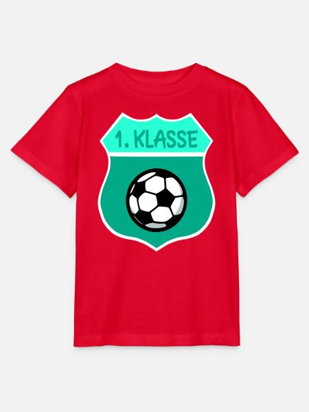 Schulanfang Fußball - 1. Klasse - Stanley/Stella Kinder T-Shirt MINI CREATOR - Rot