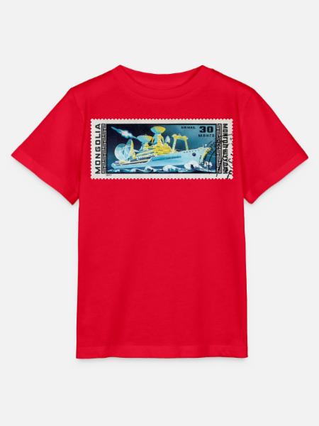 Kosmonaut Yuri Gagarin Schiff - Stanley/Stella Kinder T-Shirt MINI CREATOR - Rot