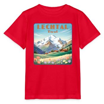 Lechtal - Stanley/Stella Kinder T-Shirt MINI CREATOR  - Rot - Vorne - Jaiden (125cm)