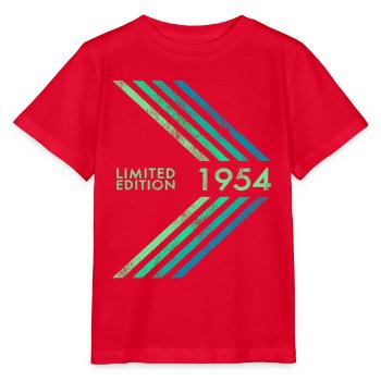 1954 Limited Edition Birthday Men's Women's Sport - Stanley/Stella MINI CREATOR Kids’ T-Shirt - red - Front - Jaiden (125cm)