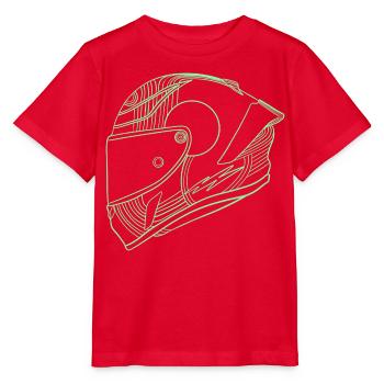 Helm - Stanley/Stella Kinder T-Shirt MINI CREATOR  - Rot - Vorne - Jaiden (125cm)