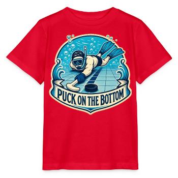 PUCK ON THE BOTTOM - Stanley/Stella MINI CREATOR Kids’ T-Shirt - red - Front - Jaiden (125cm)