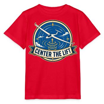 CENTER THE LIFT - Stanley/Stella MINI CREATOR Kids’ T-Shirt - red - Front - Jaiden (125cm)