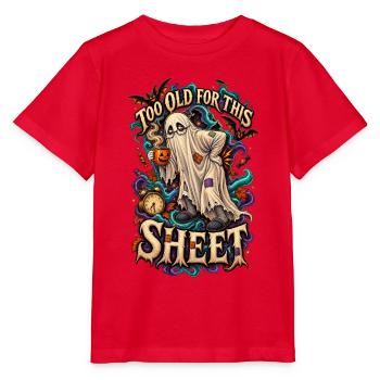 Zu Alt Für Diesen Spuk Geist - Stanley/Stella Kinder T-Shirt MINI CREATOR  - Rot - Vorne - Jaiden (125cm)