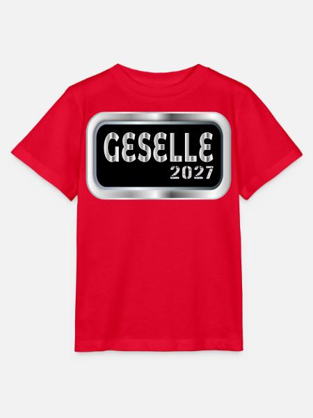 Gesellenprüfung Geselle 2027 - Stanley/Stella Kinder T-Shirt MINI CREATOR - Rot