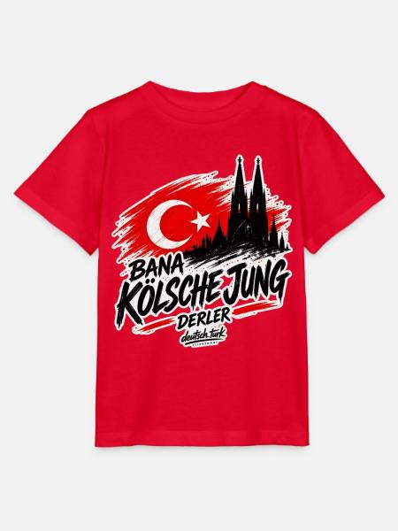 Bana Kölsche Jung derler – Köln Türkei - Stanley/Stella Kinder T-Shirt MINI CREATOR  - Rot
