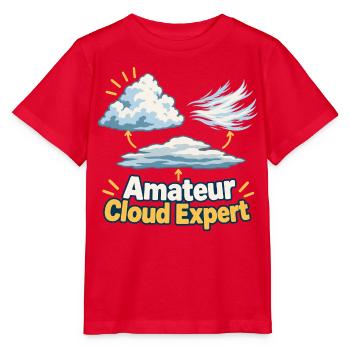 Amateur Cloud Expert  - Stanley/Stella Kinder T-Shirt MINI CREATOR  - Rot - Vorne - Jaiden (125cm)