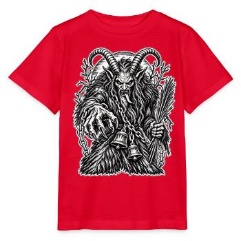 Krampus – Der düstere Dämon der Rauhnächte - Stanley/Stella Kinder T-Shirt MINI CREATOR  - Rot - Vorne - Jaiden (125cm)