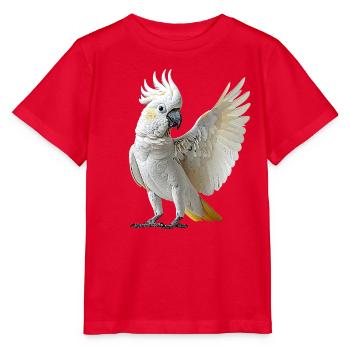 Kakadu - Stanley/Stella Kinder T-Shirt MINI CREATOR  - Rot - Vorne - Jaiden (125cm)