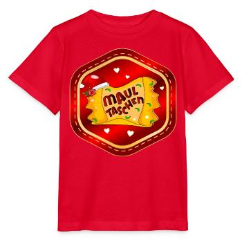 Weihnachten Schwäbische Maultaschen - Stanley/Stella Kinder T-Shirt MINI CREATOR  - Rot - Vorne - Jaiden (125cm)