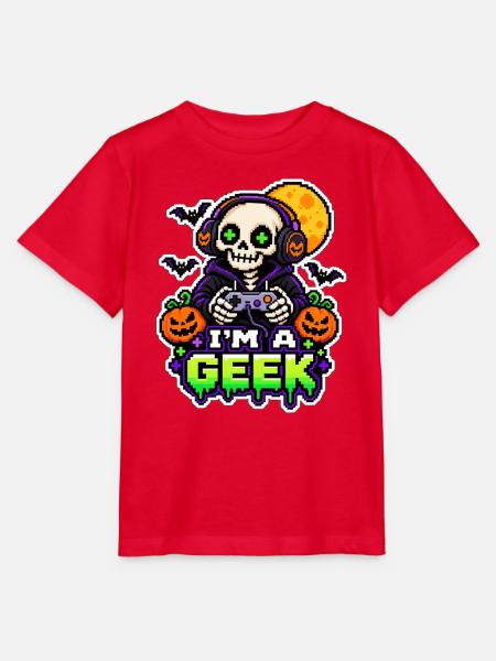Ich bin ein Halloween-Nerd - Stanley/Stella Kinder T-Shirt MINI CREATOR  - Rot