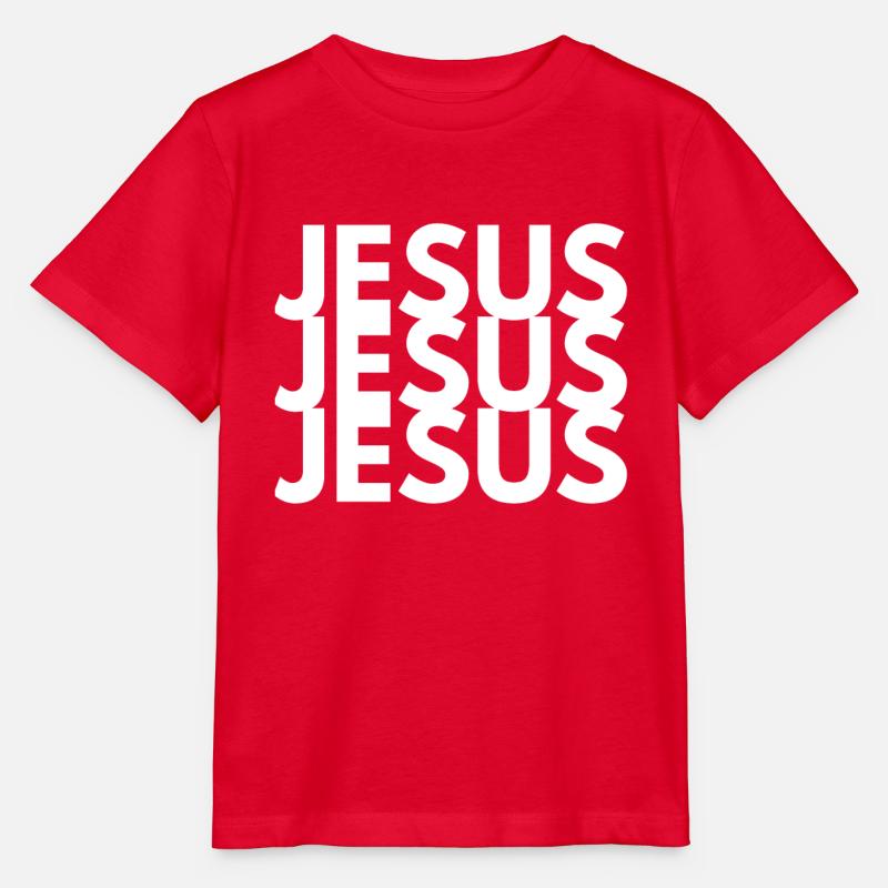 Jesus Jesus Jesus - T-shirt bio MINI CREATOR Stanley/Stella Enfant - rouge