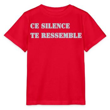 DIESE STILLE IST WIE DU - Stanley/Stella Kinder T-Shirt MINI CREATOR  - Rot - Vorne - Jaiden (125cm)