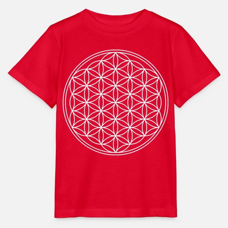 Fleur de vie - T-shirt bio MINI CREATOR Stanley/Stella Enfant - rouge