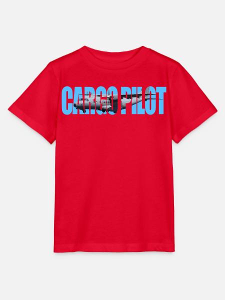 Cargo pilot CN-235 - Stanley/Stella Kinder T-Shirt MINI CREATOR - Rot