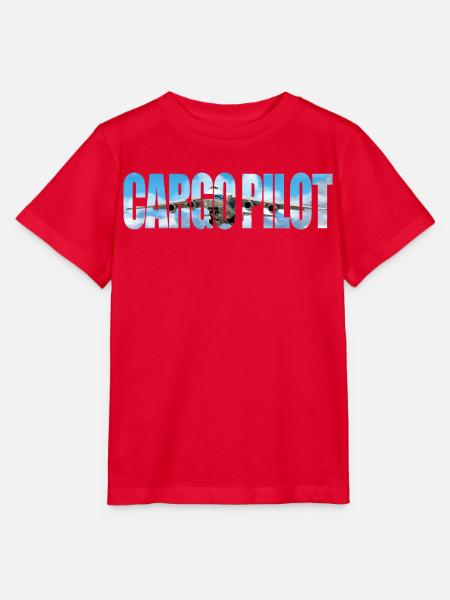 Cargo pilot An-124 - Stanley/Stella Kinder T-Shirt MINI CREATOR - Rot