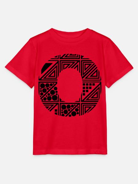 Buchstabe O - Stanley/Stella Kinder T-Shirt MINI CREATOR - Rot