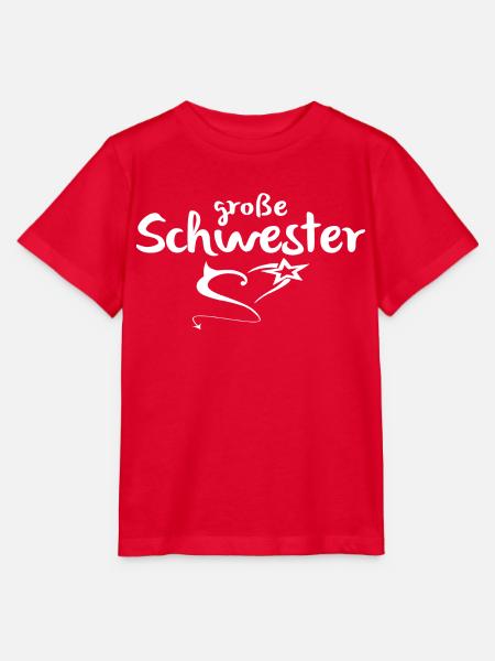 große Schwester - Stanley/Stella Kinder T-Shirt MINI CREATOR - Rot