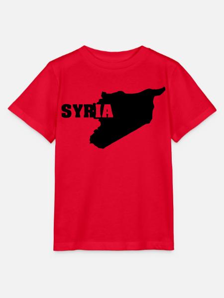 Syria (ID: 002004) - Stanley/Stella Kinder T-Shirt MINI CREATOR - Rot