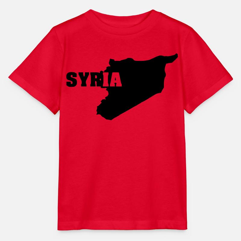 Syria (ID: 002004) - Stanley/Stella Kinder T-Shirt MINI CREATOR - Rot