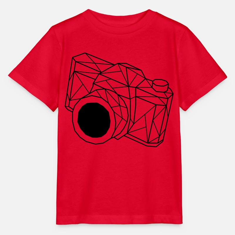 Kamera - Stanley/Stella Kinder T-Shirt MINI CREATOR  - Rot