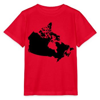 Canada Canada Carte - T-shirt bio MINI CREATOR Stanley/Stella Enfant - rouge - Devant - Jaiden (125cm)