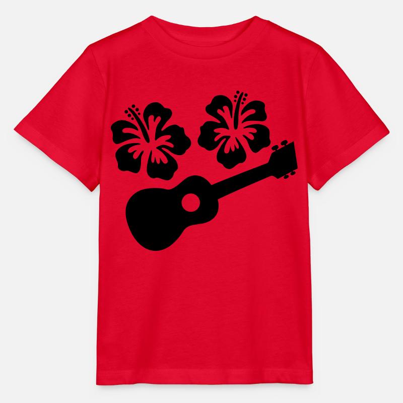 ukulele - Stanley/Stella Kinder T-Shirt MINI CREATOR - Rot