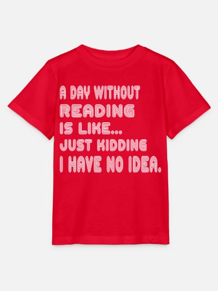 Ein Tag ohne Lesen - Stanley/Stella Kinder T-Shirt MINI CREATOR - Rot