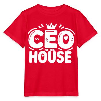 CEO des Hauses - Stanley/Stella Kinder T-Shirt MINI CREATOR  - Rot - Vorne - Jaiden (125cm)