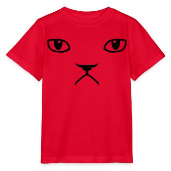 grumpy cat - Stanley/Stella MINI CREATOR Kids’ T-Shirt - red - Front - Jaiden (125cm)