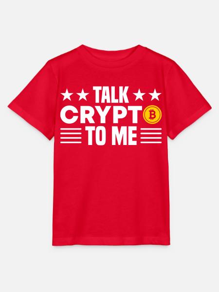 Crypto - Stanley/Stella Kinder T-Shirt MINI CREATOR - Rot