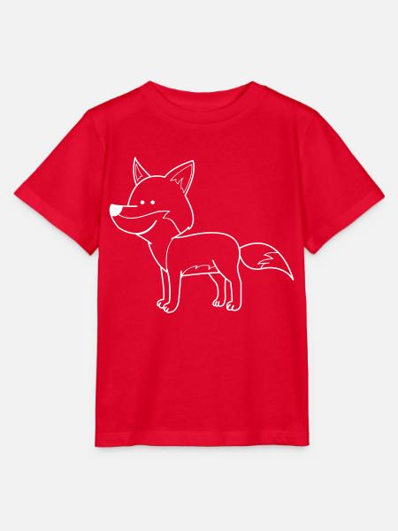 Fuchs Comic - Stanley/Stella Kinder T-Shirt MINI CREATOR - Rot