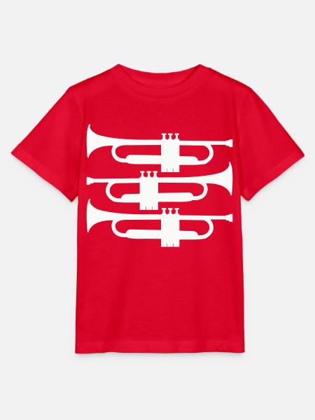 trompeten - Stanley/Stella Kinder T-Shirt MINI CREATOR - Rot