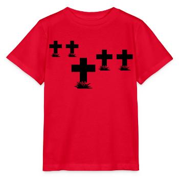 rip_1_f1 - T-shirt bio MINI CREATOR Stanley/Stella Enfant - rouge - Devant - Jaiden (125cm)