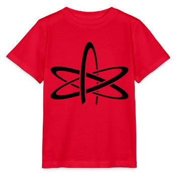 atom of atheism - Stanley/Stella Kinder T-Shirt MINI CREATOR  - Rot - Vorne - Jaiden (125cm)