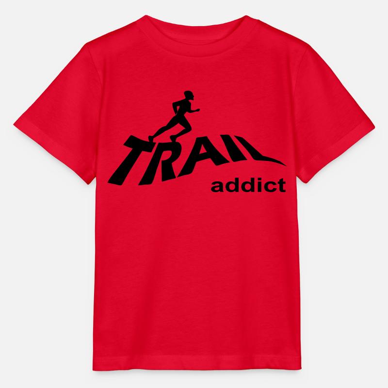trail_addict - T-shirt bio MINI CREATOR Stanley/Stella Enfant - rouge