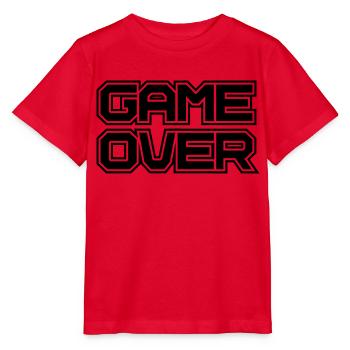 Game over - T-shirt bio MINI CREATOR Stanley/Stella Enfant - rouge - Devant - Jaiden (125cm)