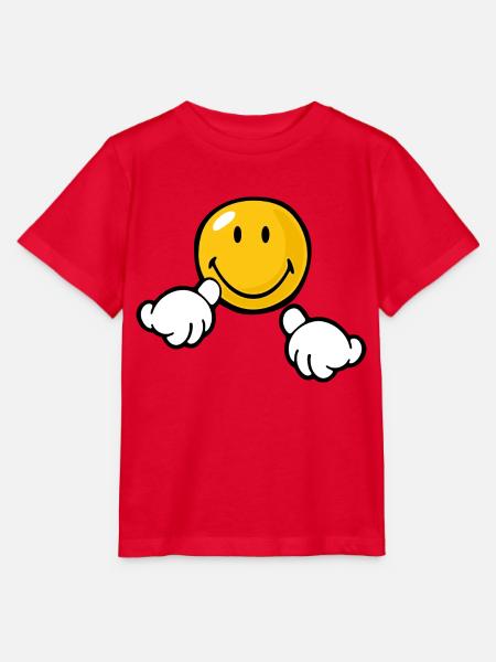 Smiley Attention - Stanley/Stella Kinder T-Shirt MINI CREATOR - Rot