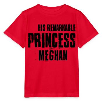 HT Royal Wedding Remarkable Princess black - Stanley/Stella MINI CREATOR Kids’ T-Shirt - red - Front - Jaiden (125cm)