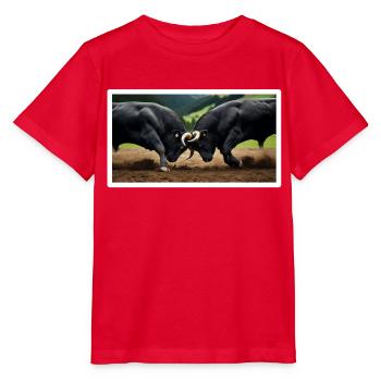 Herens Bulls Ranking Match - Stanley/Stella MINI CREATOR Kids’ T-Shirt - red - Front - Jaiden (125cm)